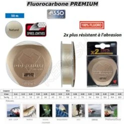 FLUOROCARBONE PREMIUM ASSO 0.50 Mm