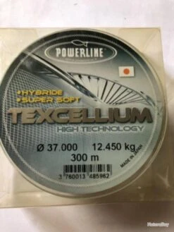 Nylon 300 M Diam 37 12,450 Kg Texcellium Powerline Pêche Carnassier