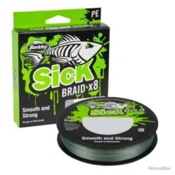 Tresse Berkley Sick Braid Vert 150 M 8/100