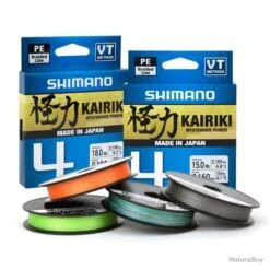 Tresse Shimano Kairiki 4 300m Mantis Green 13/100