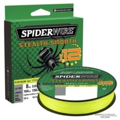 Tresse Spiderwire Stealth Smooth 12 Braid 150m Yellow 11/100