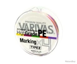 Tresse Varivas High Grade Marking Type II X4 150m 150m PE 0,8 15lb
