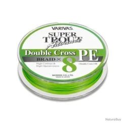 Tresse Varivas Super Trout Double Cross PE Vert PE 0,6
