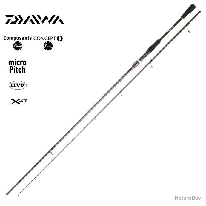 Canne Spinning Daiwa Exceler 802 HFS 2.44m 14-42g 2 Canne Spinning Daiwa Exceler 802 HFS 2.44m 14-42g – Image 2