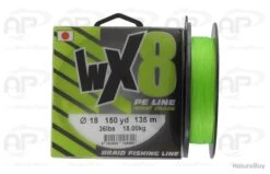 Tresse Powerline Wx8 Chartreuse 0.10 135m