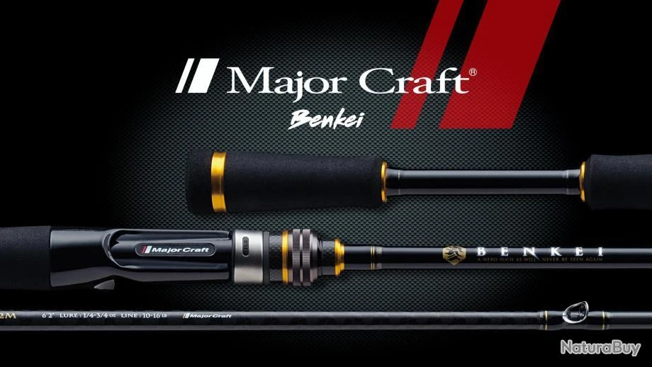 Canne Major Craft Benkei Casting 1 5-14gr 1,57m 1 Canne Major Craft Benkei Casting 1 5-14gr 1,57m