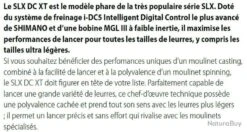 SLX XT DC 71 HG Moulinet Casting Manivelle A Gauche Shimano -Offerte Carnassiers Negozio 00003 SLX XT DC 71 HG Moulinet Casting Manivelle A Gauche Shimano