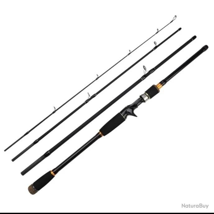 Canne à Pêche De Voyage En Fibre De Carbone 180cm 4 Canne à Pêche De Voyage En Fibre De Carbone 180cm – Image 4