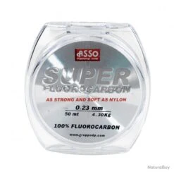 Fluorocarbone Asso "super Fluorocarbon" - Bobine De 50 M Diam. 30/100 -Offerte Carnassiers Negozio 00004 FLUOROCARBONE ASSO SUPER FLUOROCARBON Bobine de 50 m diam. 30 100