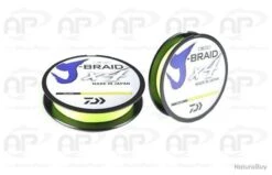 Tresse Daiwa J Braid X4 Jaune 0,21mm 135m 12,4kg