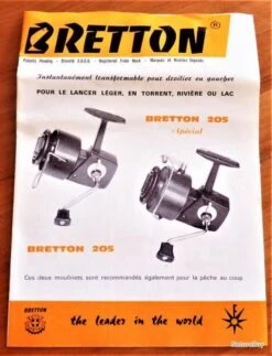 Moulinet BRETTON 205 S - Neuf Dans Son Emballage D'origine - Pêche Et Collection 12 Moulinet BRETTON 205 S - Neuf Dans Son Emballage D'origine - Pêche Et Collection -Offerte Carnassiers Negozio 00006 Moulinet BRETTON 205 S Neuf dans son emballage d origine Peche et collection