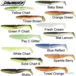 Leurre One Up Shad 4 Sawamura 8,4cm Tinsel Orange -Offerte Carnassiers Negozio 00009 Leurre One up shad 4 Sawamura 8 4cm Tinsel Orange