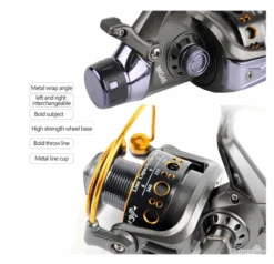 Moulinet De Pêche 4000 5.0:1 Carnassiers, Mer, Surfcasting M13 -Offerte Carnassiers Negozio 00020 Moulinet de peche 4000 5.0 1 carnassiers mer surfcasting M13