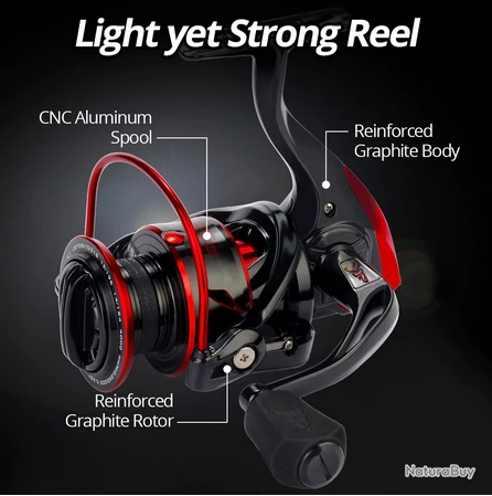 Moulinet De Pêche 2000 Carnassiers, Mer, Surfcasting M8 Traînée De 18 Kg 5 Moulinet De Pêche 2000 Carnassiers, Mer, Surfcasting M8 Traînée De 18 Kg – Image 5